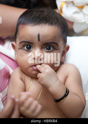 Portrait of a chubby baby girl in Kerala, India Stock Photo - Alamy