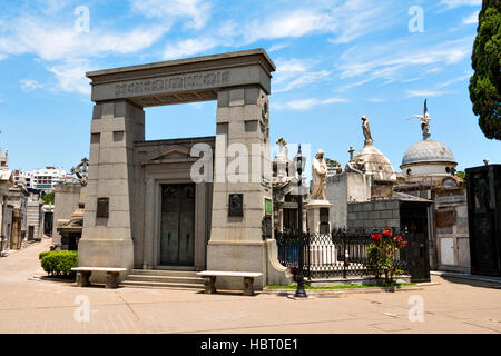 Cemetery Recoleta, Buenos Aires Argentine Stock Photo