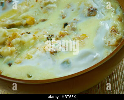 Egg khesh  Indian food. close up Stock Photo