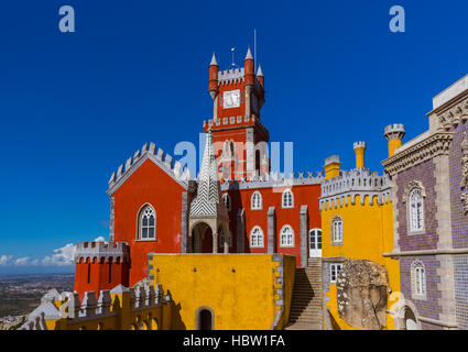 Pena Palace in Sintra - Portugal Stock Photo