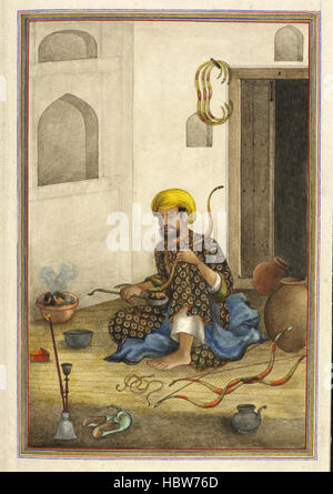 Kamdangar, a bowmaker - Tashrih al-aqvam (1825), f.357v - BL Add. 27255 ...