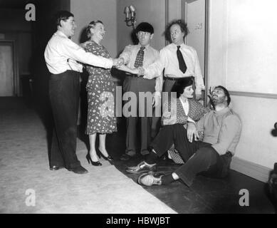 GENTS IN A JAM, Three Stooges from left: Larry Fine, Shemp Howard, Moe ...