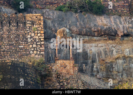 Scenery at the Ranthambore National Park in Rajasthan, India Stock Photo