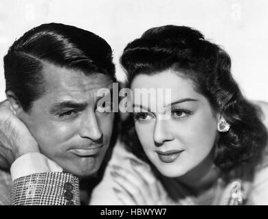 HIS GIRL FRIDAY, Cary Grant, Rosalind Russell, 1940 Stock Photo - Alamy