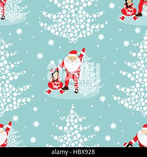 seamless pattern. EPS 10 vector illustration. used for printing, websites, design, ukrasheniayya, interior, fabrics, etc. Christmas theme. tree from s Stock Vector