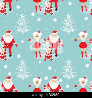 seamless pattern. EPS 10 vector illustration. used for printing, websites, design, ukrasheniayya, interior, fabrics, etc. Christmas theme. tree from s Stock Vector