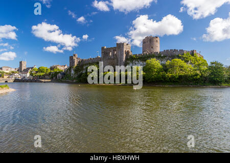 Pembroke Castle, Pembrokeshire, Wales, United Kingdom, Europe. Stock Photo