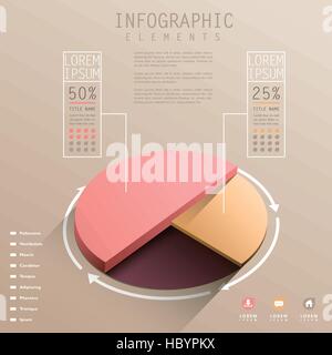 3d pie chart Stock Vector Image & Art - Alamy