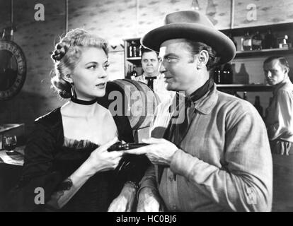 JESSE JAMES' WOMEN, Don Barry (center), 1954 Stock Photo - Alamy