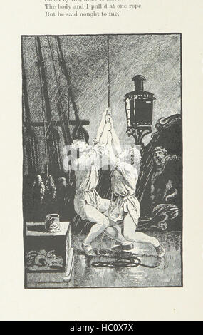 Illustration of a scene from the book 'Blue Beard' by author Charles ...
