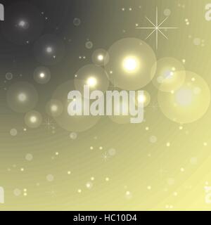 Imagination lights at night abstract background, stock vector Stock Vector
