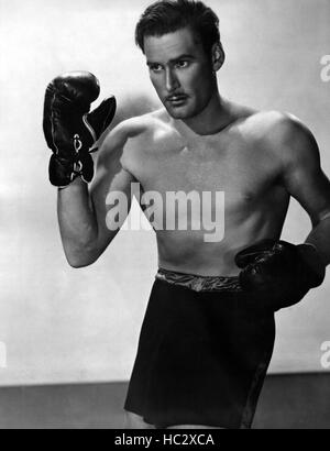 THE PERFECT SPECIMEN, Errol Flynn (boxer standing), 1937 Stock Photo ...