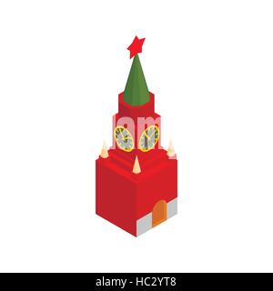 Spasskaya tower of Moscow Kremlin Stock Vector
