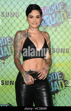 Suicide Squad World Premiere - Red Carpet Arrivals  Featuring: Kehlani Where: New York, New York, United States When: 02 Aug 2016 Stock Photo