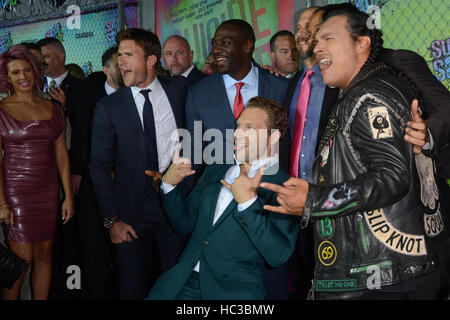 Suicide Squad World Premiere - Red Carpet Arrivals  Featuring: View Where: New York, New York, United States When: 02 Aug 2016 Stock Photo