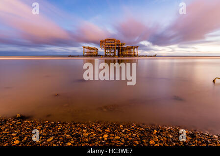 Brighton West Pier, East Sussex, England UK Stock Photo