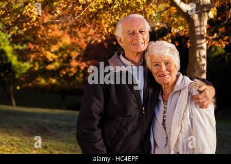 Senior couple embracing Stock Photo