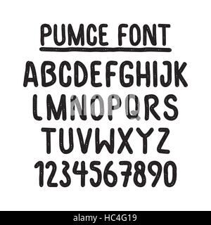 Font Stock Vector