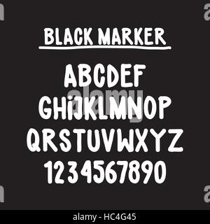 Font Stock Vector
