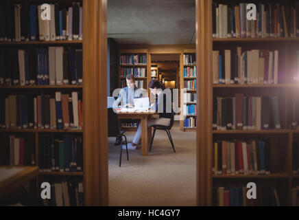 Mature students working together Stock Photo