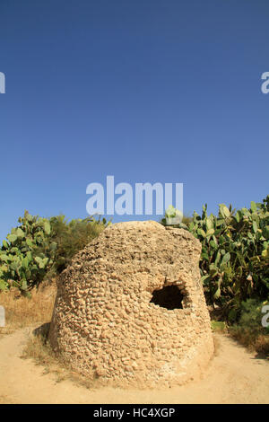 Israel, Negev, the Water Wells road in Beeri forest, a Byzantine water cistern Stock Photo