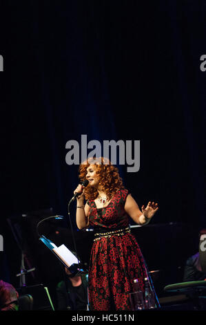 Lena Chamamyan Syrian singer of Armenian descent performs at the Zorlu center Istanbul Turkey Stock Photo