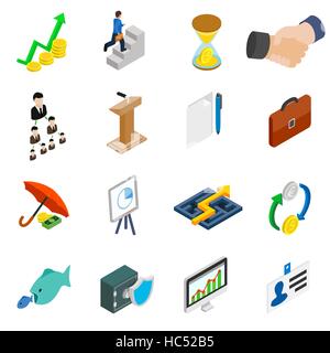 Business icons set Stock Vector