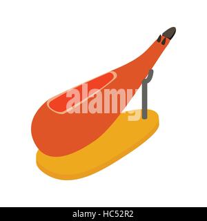Jamon icon. isometric 3d style Stock Vector