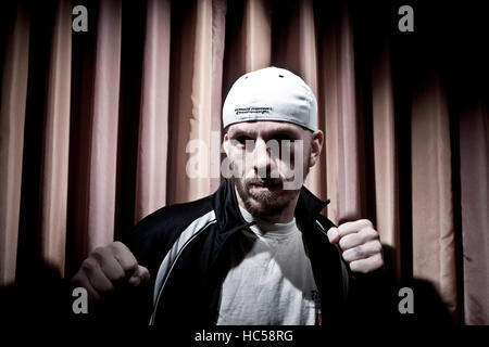 UFC fighter Spencer Fisher in Los Angeles, California on October 21 ...