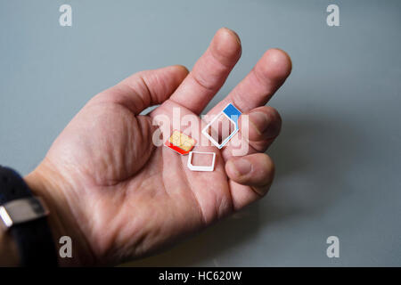 SIM cards Stock Photo