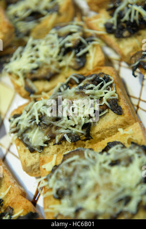 Tray of buffet food Stock Photo