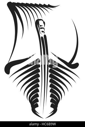 Viking ship design isolated on white background Stock Vector