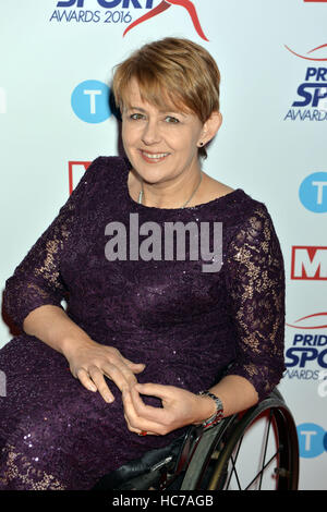 Baroness Tanni Grey-Thompson attends the Pride of Sport Awards 2016 at The Grosvenor House Hotel in Mayfair, London. Stock Photo