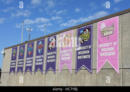 Perkins Football Stadium at University of Wisconsin - Whitewater, Whitewater, Wisconsin Stock Photo