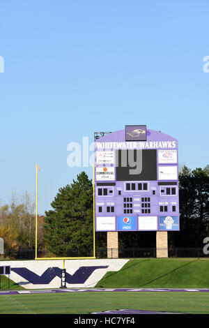 Perkins Football Stadium at University of Wisconsin - Whitewater, Whitewater, Wisconsin Stock Photo