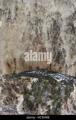 Grand Canyon of the Yellowstone, Yellowstone National Park, WY Stock Photo