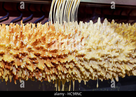 National Polish-Lithuanian dessert -  SAKOTIS CAKE Stock Photo