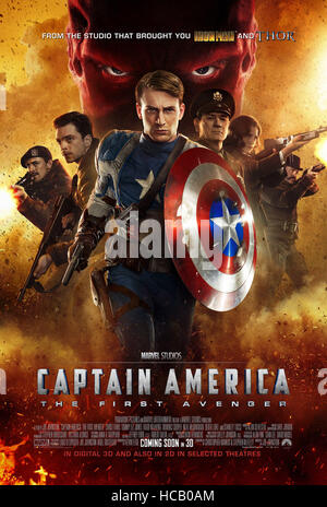 CAPTAIN AMERICA: THE FIRST AVENGER, from left: Chris Evans, Hayley ...