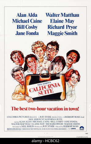 CALIFORNIA SUITE, from left: Walter Matthau, elaine May, Denise Galik ...