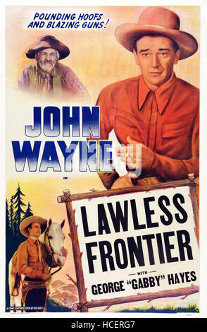 The Lawless Frontier John Wayne Stock Photo Alamy