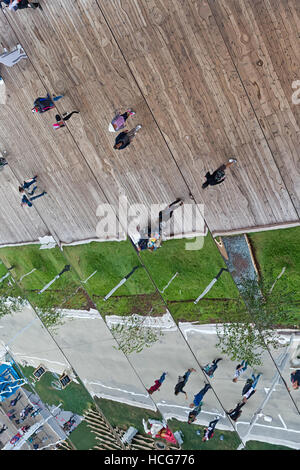 MILAN, ITALY - September 2015: Russian pavilion at Expo 2015. The theme of the Universal Exposition is Feeding the Planet, Energy for Life. Designed b Stock Photo