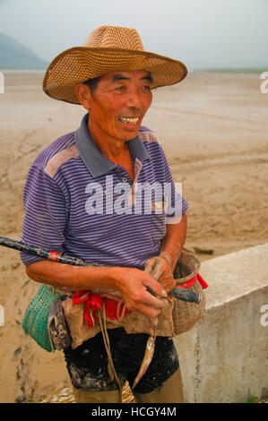 The people of Wenzhou in the Yandang Mountain area are an interesting attraction. Stock Photo