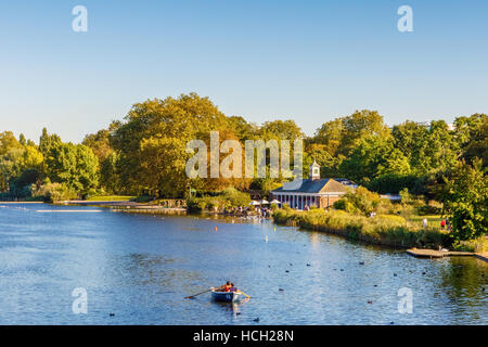 Serpentine lake in Hyde Park, London Stock Photo