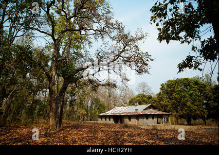 Kaldhunga bungalow on the banks of Sarda river, built by Henry Ramsay in 1919 Stock Photo