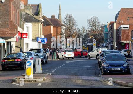 Egham town centre and high street Surrey Stock Photo