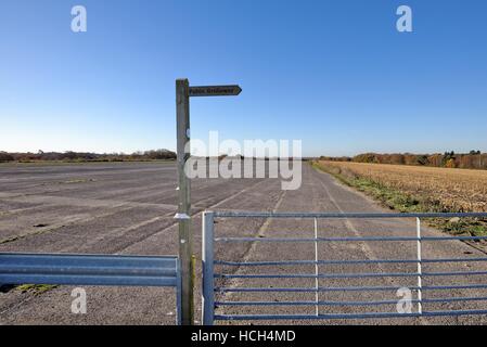 Abandoned Wisley airfield Surrey UK Stock Photo