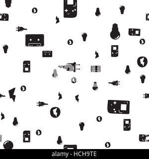 Graffiti seamless pattern Stock Vector