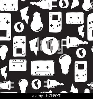 Graffiti seamless pattern Stock Vector