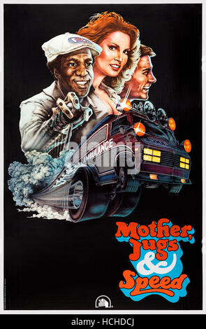 MOTHER, JUGS & SPEED, US poster art, l-r: Bill Cosby, Raquel Welch ...