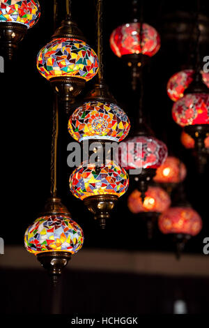 Turkish decorative colorful lamps Stock Photo